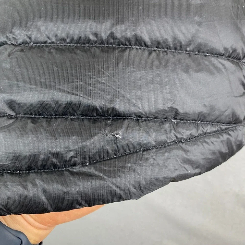 North Face Terra Jacket Mens M Black Puffer Hybrid Down Insulated